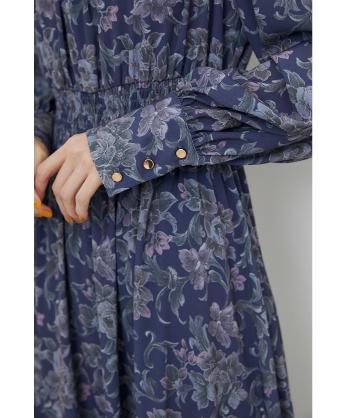 「rienda」 長袖ワンピース FREE ライトグレー レディース_画像2