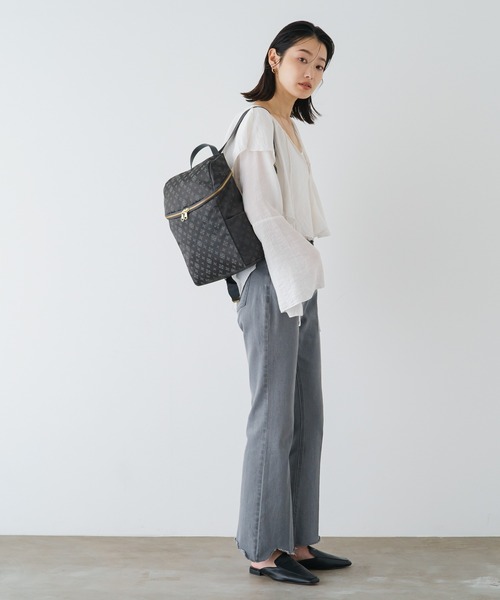 russet（ラシット） リュック FREE グレー×サックスブルー レディース 