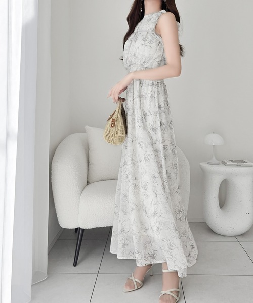 「mily bilet」 ノースリーブワンピース X-LARGE ホワイト レディース_画像8