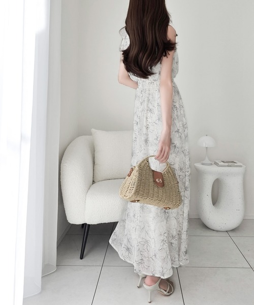 「mily bilet」 ノースリーブワンピース X-LARGE ホワイト レディース_画像9