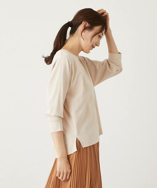 「MELROSE claire」 7分袖カットソー FREE イエロー レディース_画像6