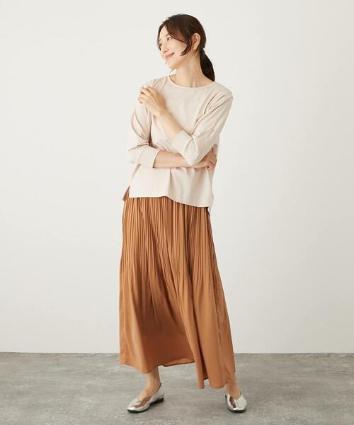「MELROSE claire」 7分袖カットソー FREE イエロー レディース_画像7