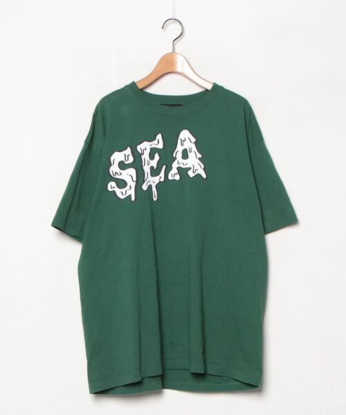 WIND AND SEA（ウィンダンシー） 半袖Tシャツ L グリーン メンズ