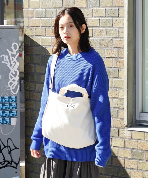 Lee ショルダーバッグ バッグ 「LEE/リー」ロゴ刺繍ショルダー
