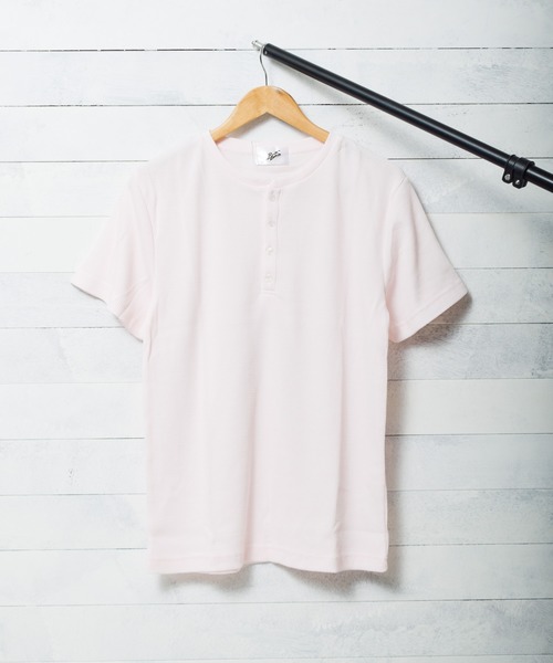 NO WAY tシャツ /サーマル半袖ヘンリーネックTシャツ/ メンズ