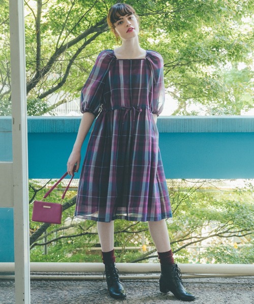 ワンピース Wr58 Robe シアーチェックワンピース Zozotown Paypayモール店 通販 Paypayモール