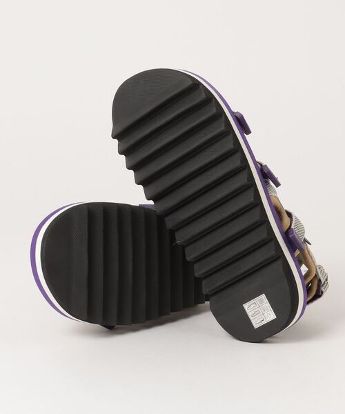 suicoke サンダル ZIP-ab - Brown x Purple メンズ : ZOZOTOWN