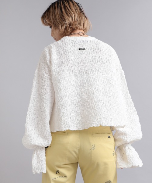 tシャツ M2014 シャーリングショート丈プルオーバー レディース RNA tシャツ M2014 シャーリングショート丈プルオーバー