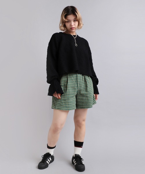 tシャツ M2014 シャーリングショート丈プルオーバー レディース RNA tシャツ M2014 シャーリングショート丈プルオーバー