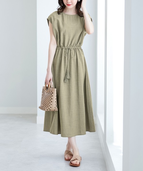 ZOZOTOWN完売品 Louiosy【大きいサイズ】リネンライクワンピース ZOZOTOWN完売品 Louiosy【大きいサイズ】リネンライクワンピース