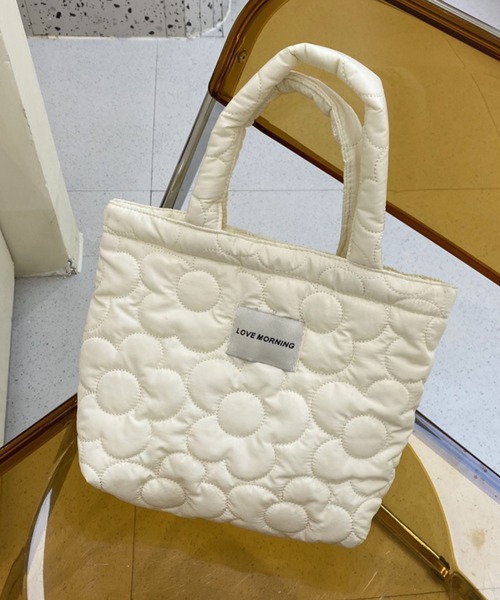花柄キルティングトートバッグ 花柄が素敵【Ralph Lauren】キルティングトートバッグ スモール