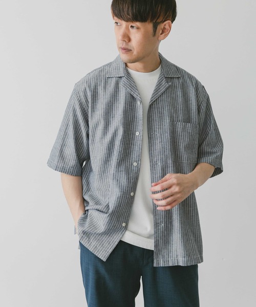 URBAN RESEARCH DOORS シャツ 「UR TECH 高機能リネン」高機能リネン