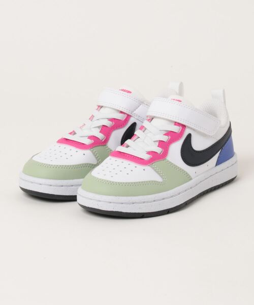 スニーカー 「NIKE」コート ボロー LOW リクラフト PS キッズ 子供 男の子 女の子の画像