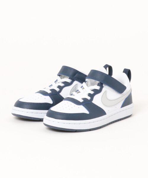 スニーカー 「NIKE」コート ボロー LOW リクラフト PS キッズ 子供 男の子 女の子の画像