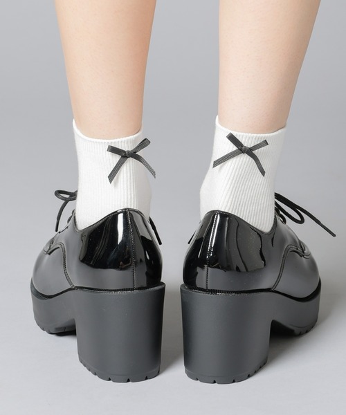 Honeys（ハニーズ） フォーマルシューズ 厚底ヒールマニッシュシューズ