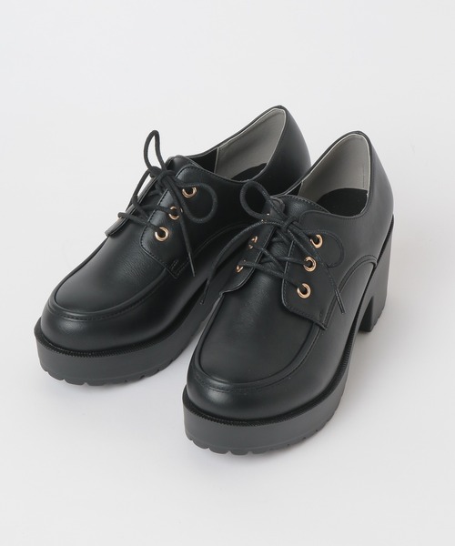 Honeys（ハニーズ） フォーマルシューズ 厚底ヒールマニッシュシューズ