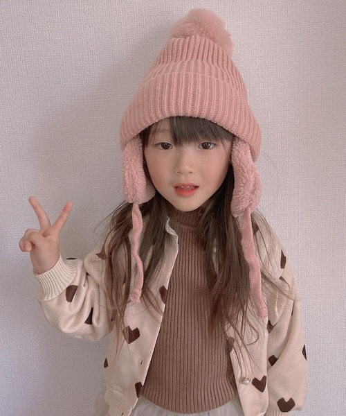 CERCA ニット帽 ニットキャップ lulunoix/耳付きニット帽 N15167