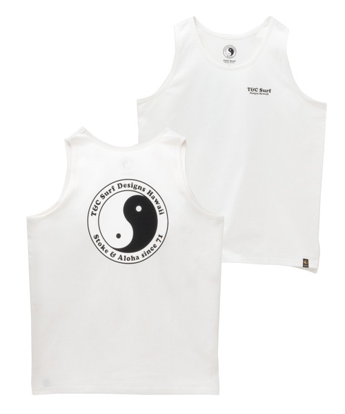 タンクトップ T＆C Surf Designsバックインヤンタックトップ