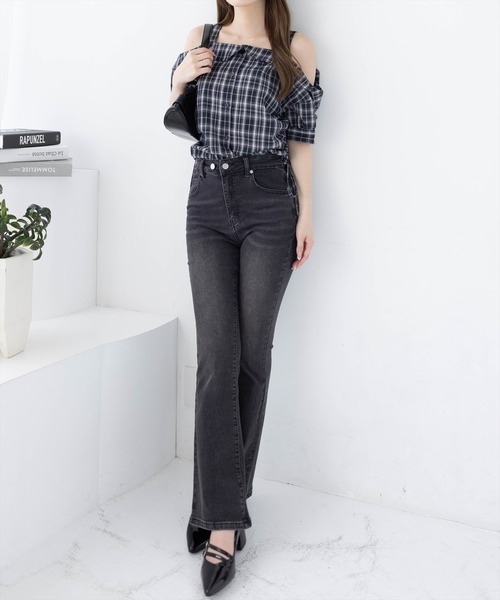 Toteme ミドルライズデニムジーンズ Womens Denim Jeans – Totême – TOTEME