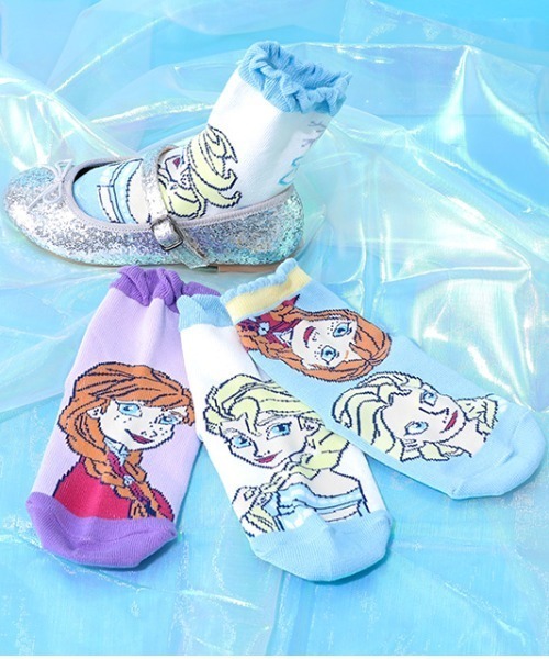 Disney 靴下 ディズニー FROZEN クルーソックスセット 9752