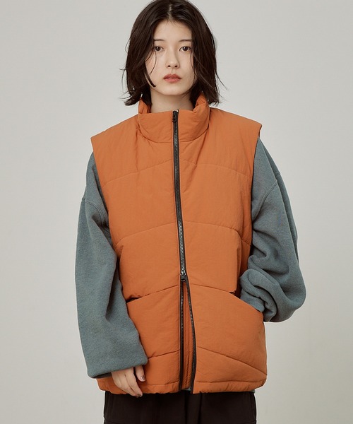 YOEL ベスト ジレ YOEL - Nylon padded vest / ナイロンパデットベスト 
