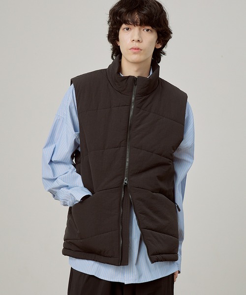 YOEL ベスト ジレ YOEL - Nylon padded vest / ナイロンパデットベスト 