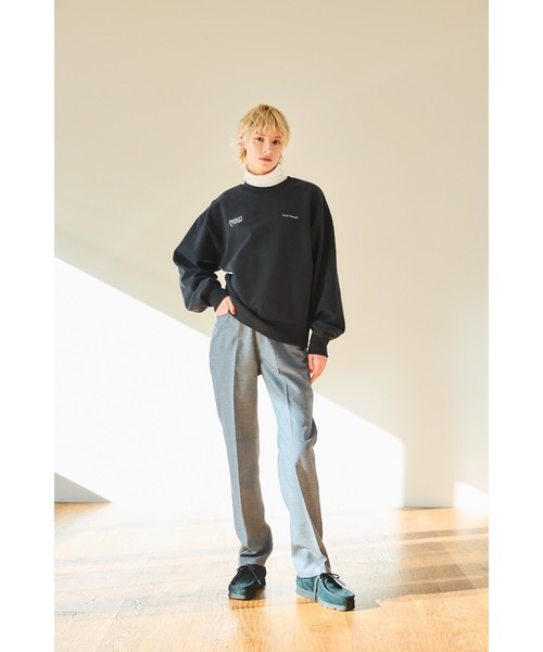 PARROTT CANVAS トレーナー スウェット Embroidery logo crew
