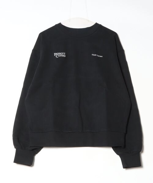 PAROTT CANVASAロゴスウェット PARROTT CANVAS】ピーシーロゴ クルースウェット（スウェット