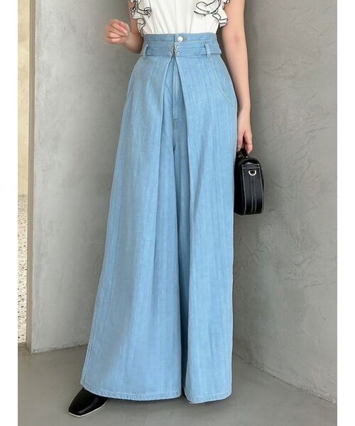Dazzlin 【新品未使用タグ付き】ストレートデニム ライトブルー Mサイズ DAZYライトブルーストレートデニム【完売品・新品未使用