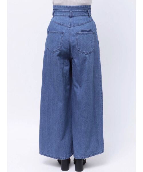 デニム・ジーパン LAYERED JEANS WASHED DENIM LAYERED PANTS（デニムパンツ）｜JOHN LAWRENCE