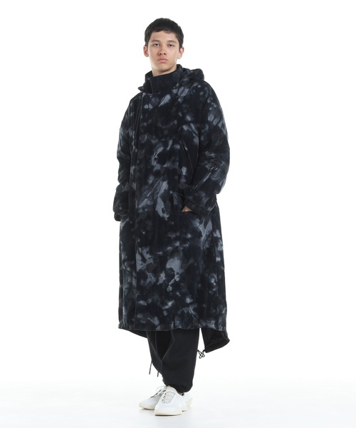 【極美品】Y-3フーディフェザーロングダウンコート黒ジャケットヨウジ Y-3 ダウンジャケット ダウン M AOP PAD PARKA メンズ : ZOZOTOWN