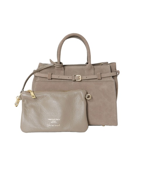 ハンドバッグ CHRISTIAN VILLA / ALASKA belted 2way bag(アラスカベルトデザイン2wayバッグ)