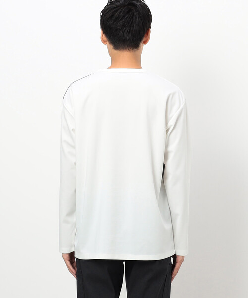 COMME CA ISM tシャツ カラーブロック パッチワーク クルー
