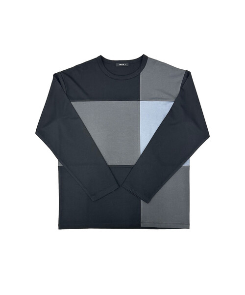 COMME des GARCONS カラーブロック長袖Tシャツ カラーブロック 長袖クルーネック（0740TK05） | COMME