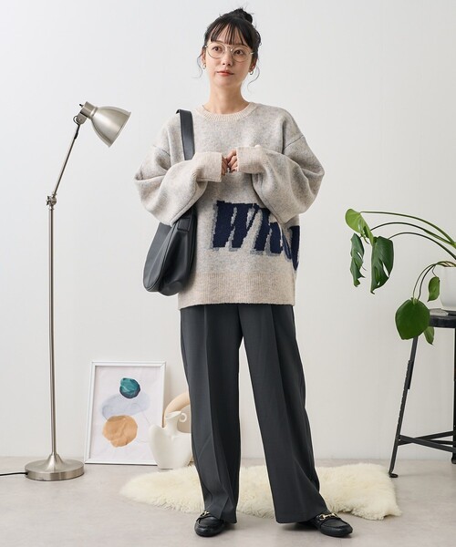 SIN ビッグロゴ　ニット　セーター　XL③ FREAK'S STORE（フリークスストア） ニット セーター ビッグロゴ