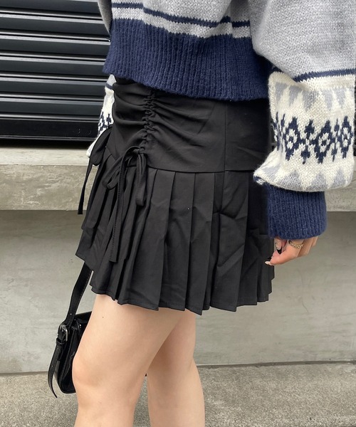 Roger&Raw（ロジャーアンドロウ） スカート ギャザープリーツミニ