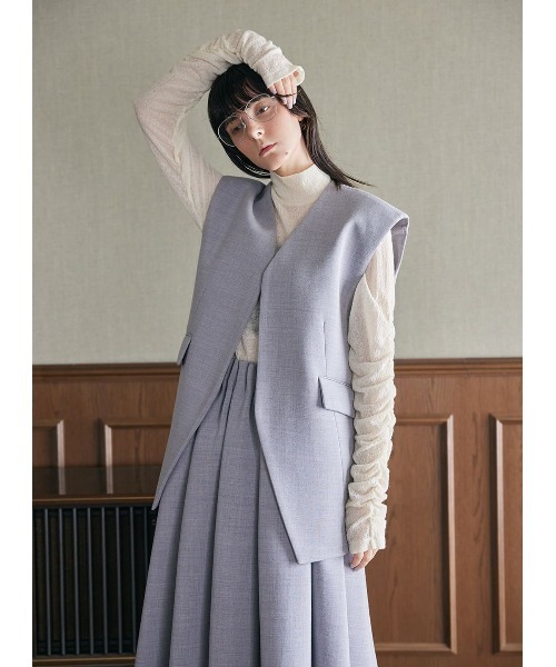 COEL（コエル） ベスト ジレ ボンディングボックスジレ レディース