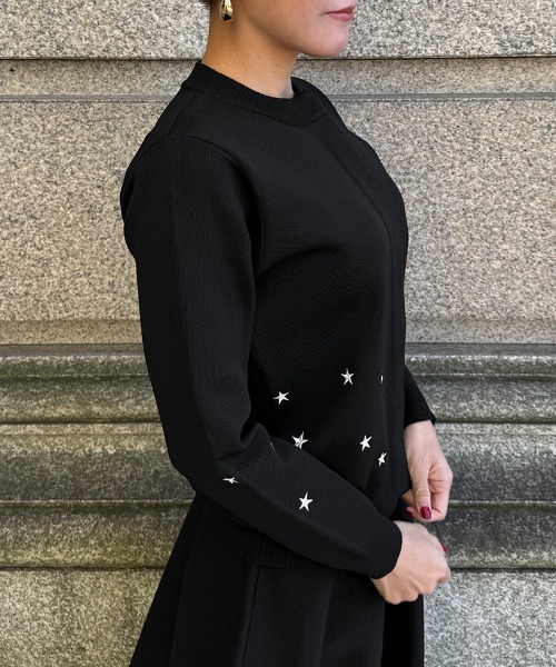 コート アウター 星刺繍ニットジャケット レディース : ZOZOTOWN Yahoo