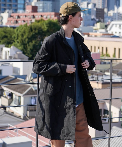 「BARK MANHATTAN」 モッズコート M ブラック メンズ_画像3