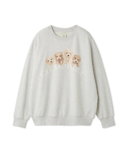 正規品 ジェラートピケ DOG柄 裏毛プルオーバー ルームウェア gelato pique パジャマ ルームウェア 「限定カラーあり」トイ