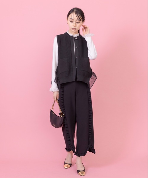 くっこ様　Eimee Law フリル付きオールインワン ブラック　ヤマダヤ くっこ様Eimee Law フリル付きオールインワン ブラックヤマダヤ