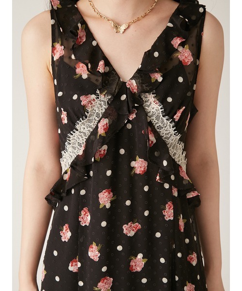 LILY BROWN ワンピース 「LILY × ANNA SUI」バリエ柄ワンピース