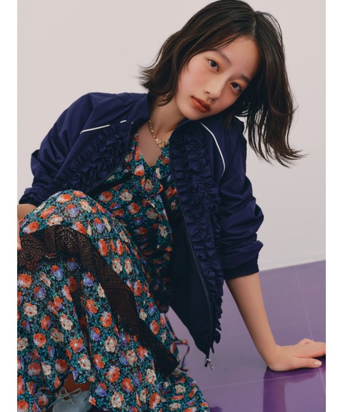 LILY BROWN ワンピース 「LILY × ANNA SUI」バリエ柄ワンピース