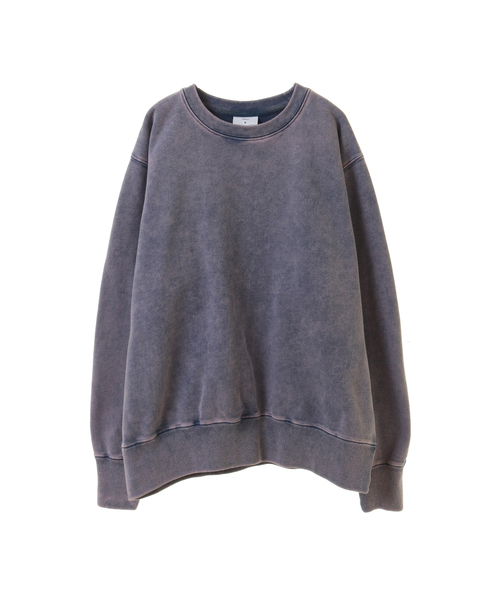 トレーナー スウェット BACK STAR PATCH CHEMICAL WASH SWEAT レディース メンズ