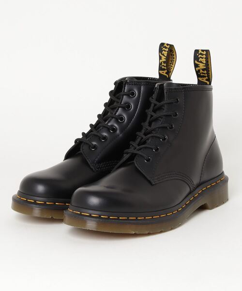 Dr. Martens レースアップブラックブーツ Dr.Martens（ドクターマーチン） レースアップブーツ 7 ブラック