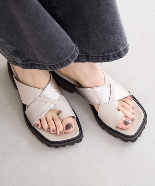 今期 HIMIKO トラックソールトングサンダル 651222 再入荷】【SALE】【25SS】トラックソールトングサンダル/651222