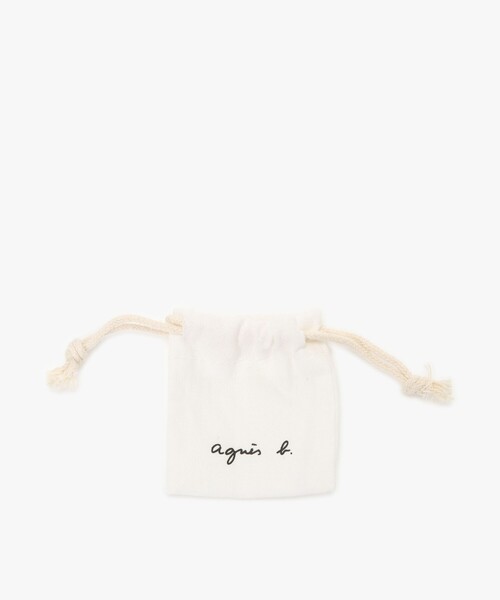 agnes b.（アニエスベー） ピアス 2way ハート ピアス ”Carving of