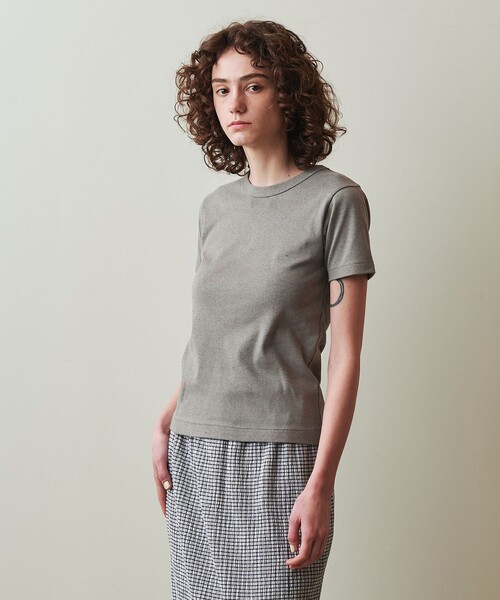 tシャツ 「Steven Alan」アンダイド フライス Tシャツ レディース