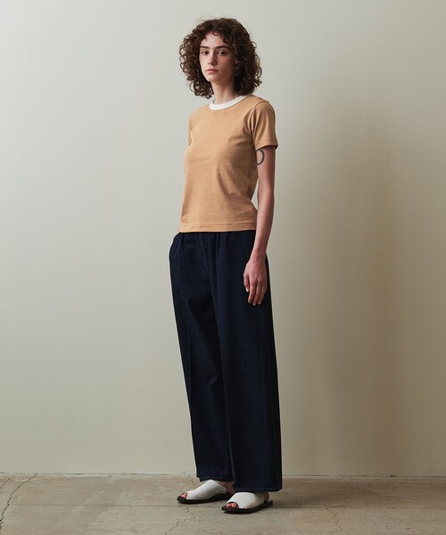 tシャツ 「Steven Alan」アンダイド フライス Tシャツ レディース STEVEN ALAN tシャツ 「Steven Alan」アンダイド フライス T