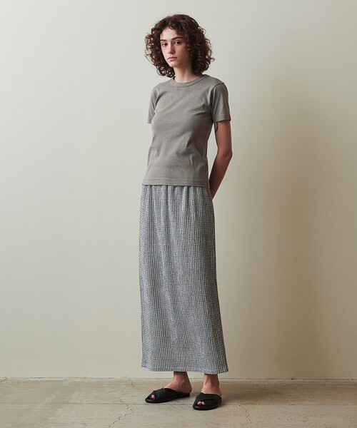 tシャツ 「Steven Alan」アンダイド フライス Tシャツ レディース STEVEN ALAN tシャツ 「Steven Alan」アンダイド フライス T